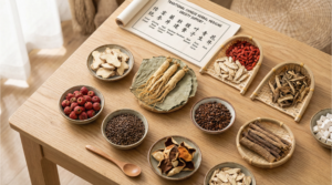 漢方の生薬の写真　医師の管理下で行う漢方薬などを用いたメディカルダイエット治療薬　神戸市灘区　六甲道のおおや内科