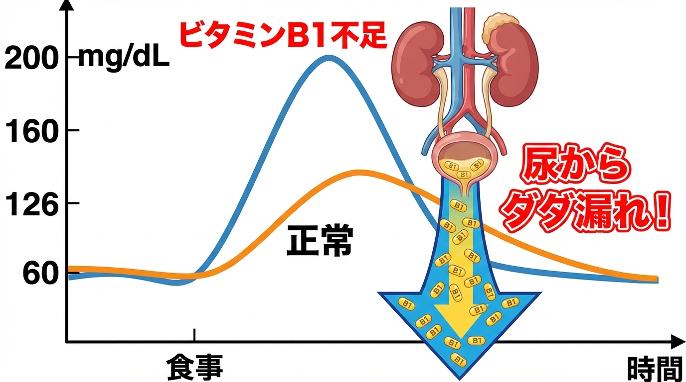 【第4回】尿から「ダダ漏れ」していた!?見直すべき栄養素は「ビタミンB1」だった。