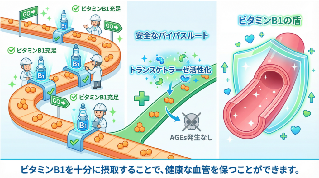 ビタミンB1が充足すれば、血管が守られる 神戸市灘区 おおや内科
