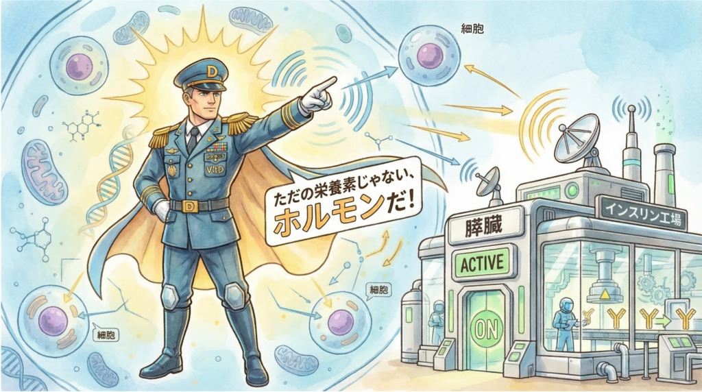 ビタミンDと糖尿病の関係は　おおや内科　神戸市灘区